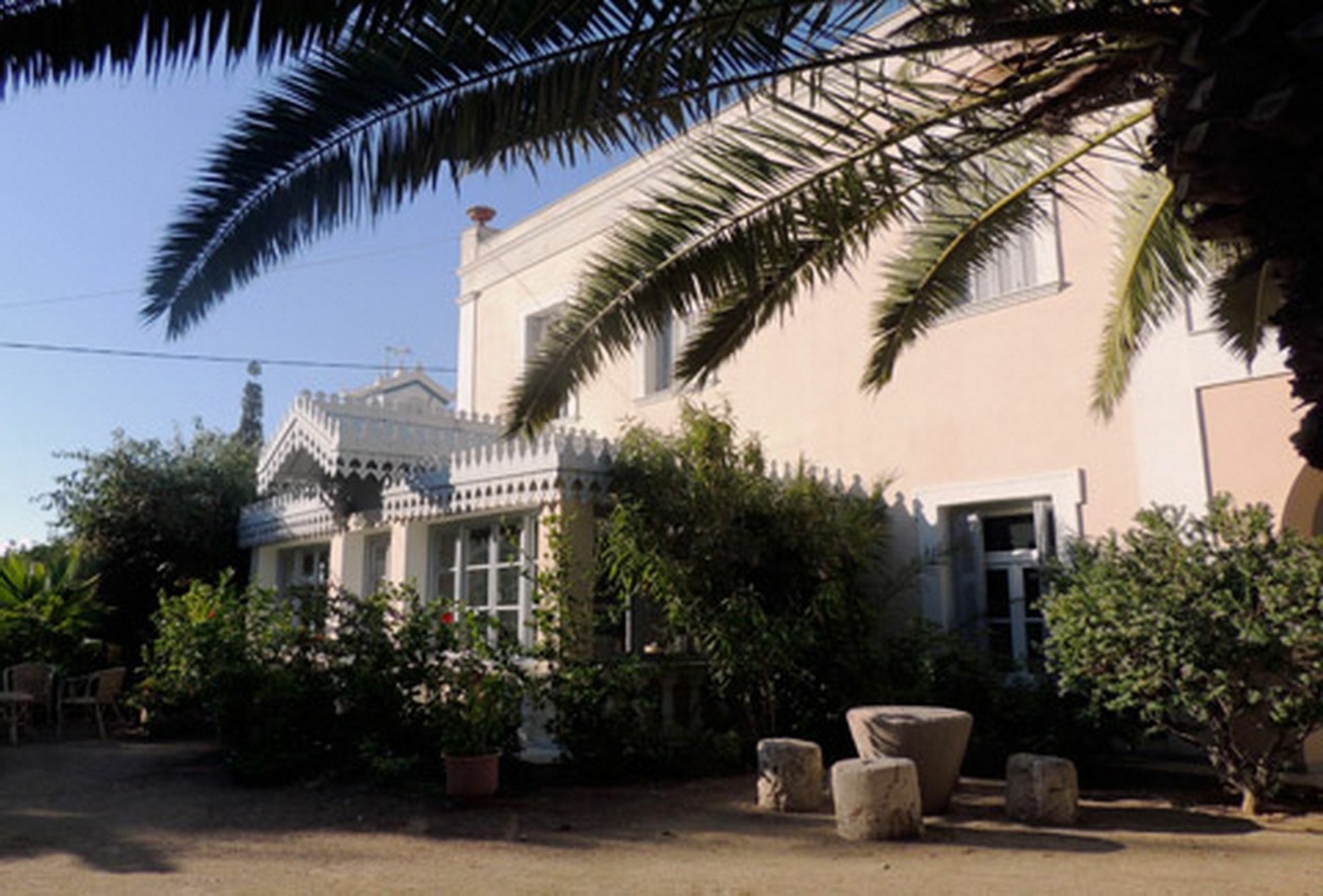 Aristocratic 19Th Century Neo Classical Mansion With Private Pool Finikas (Syros) Exterior foto