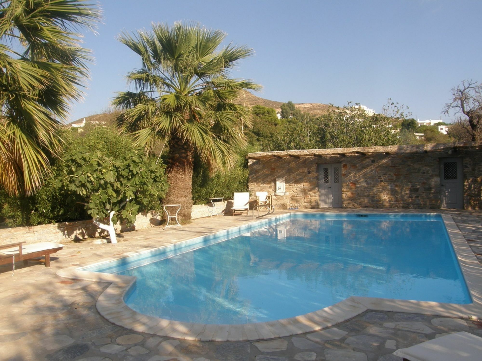 Aristocratic 19Th Century Neo Classical Mansion With Private Pool Finikas (Syros) Exterior foto